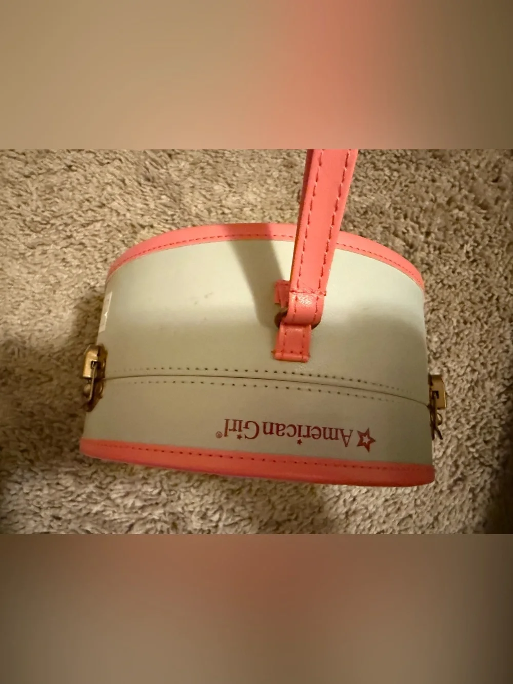 AG Isabel Dance Case with Ballet Shoes, hair accessories and bun form.